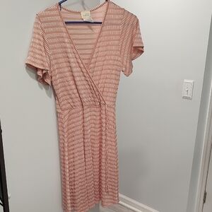Caution to the Wind Pink Striped Top